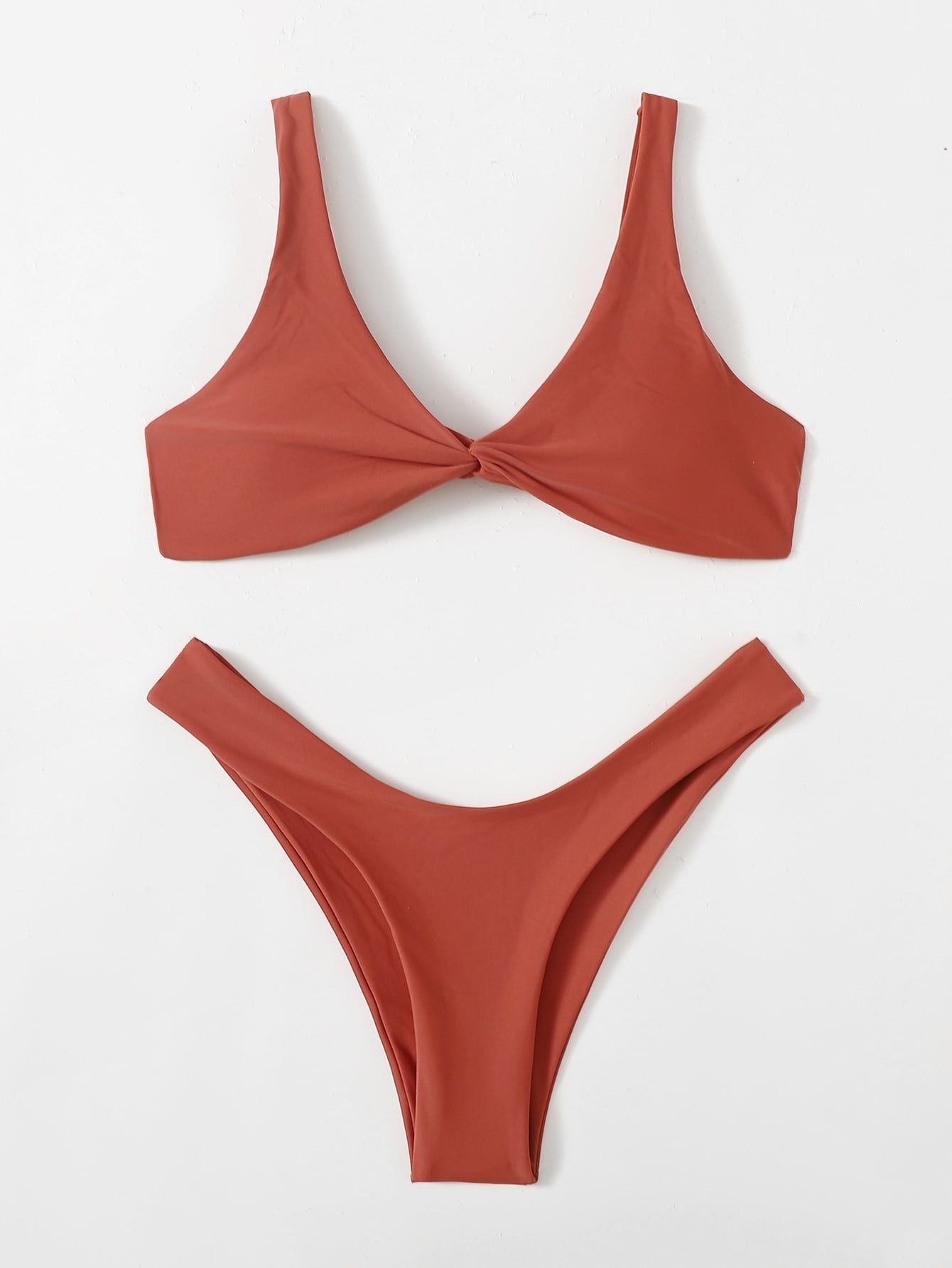 Oldsmar Solid Tie Bikini Set - LilyYara