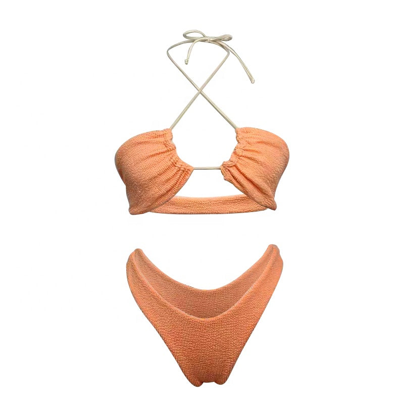 LilyYara bestie bikini set in color orange