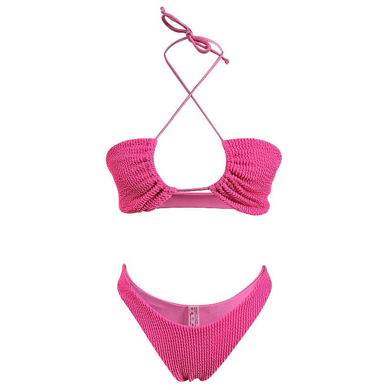 LilyYara bestie bikini set in color pink