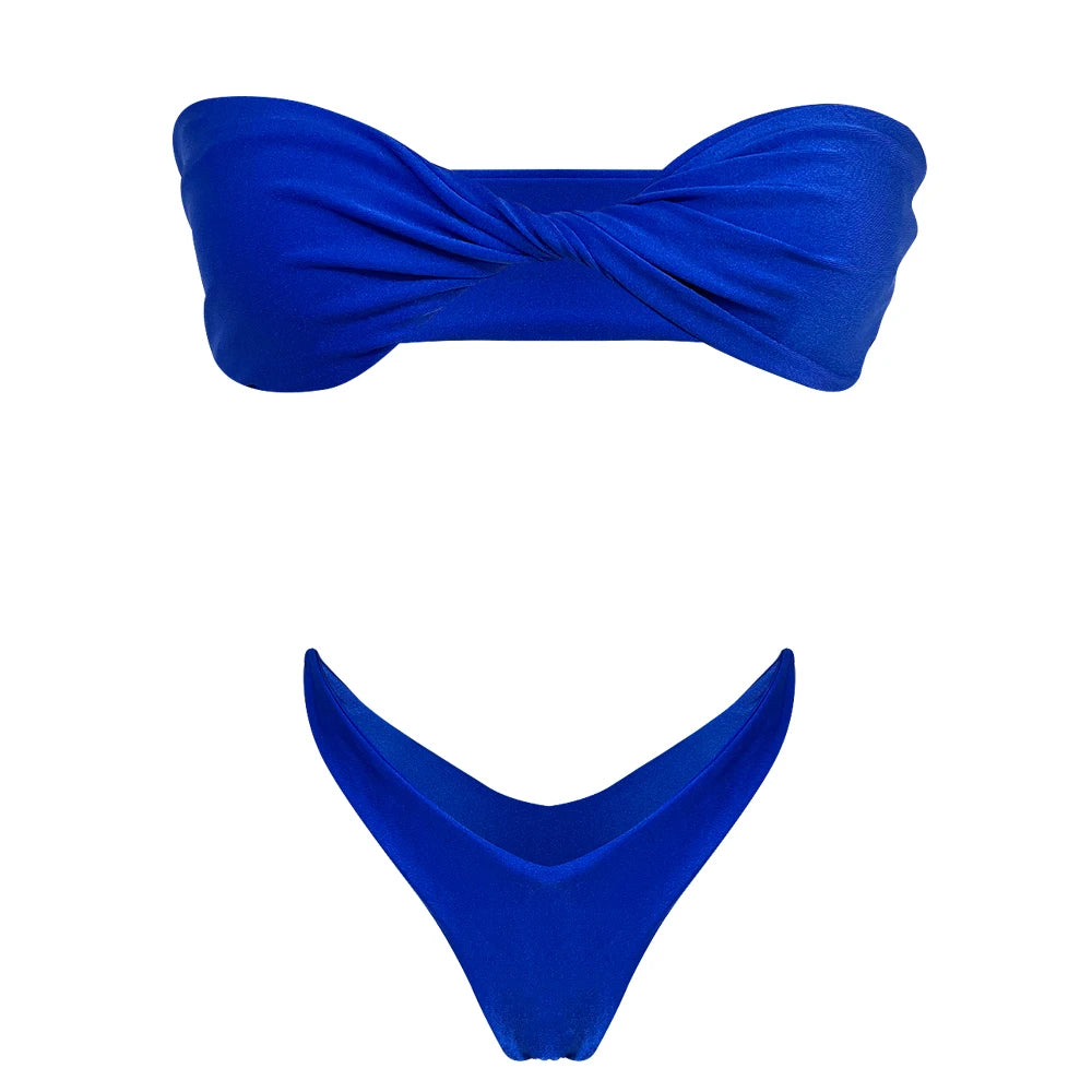 blue LilyYara sunbeam siren bikini set