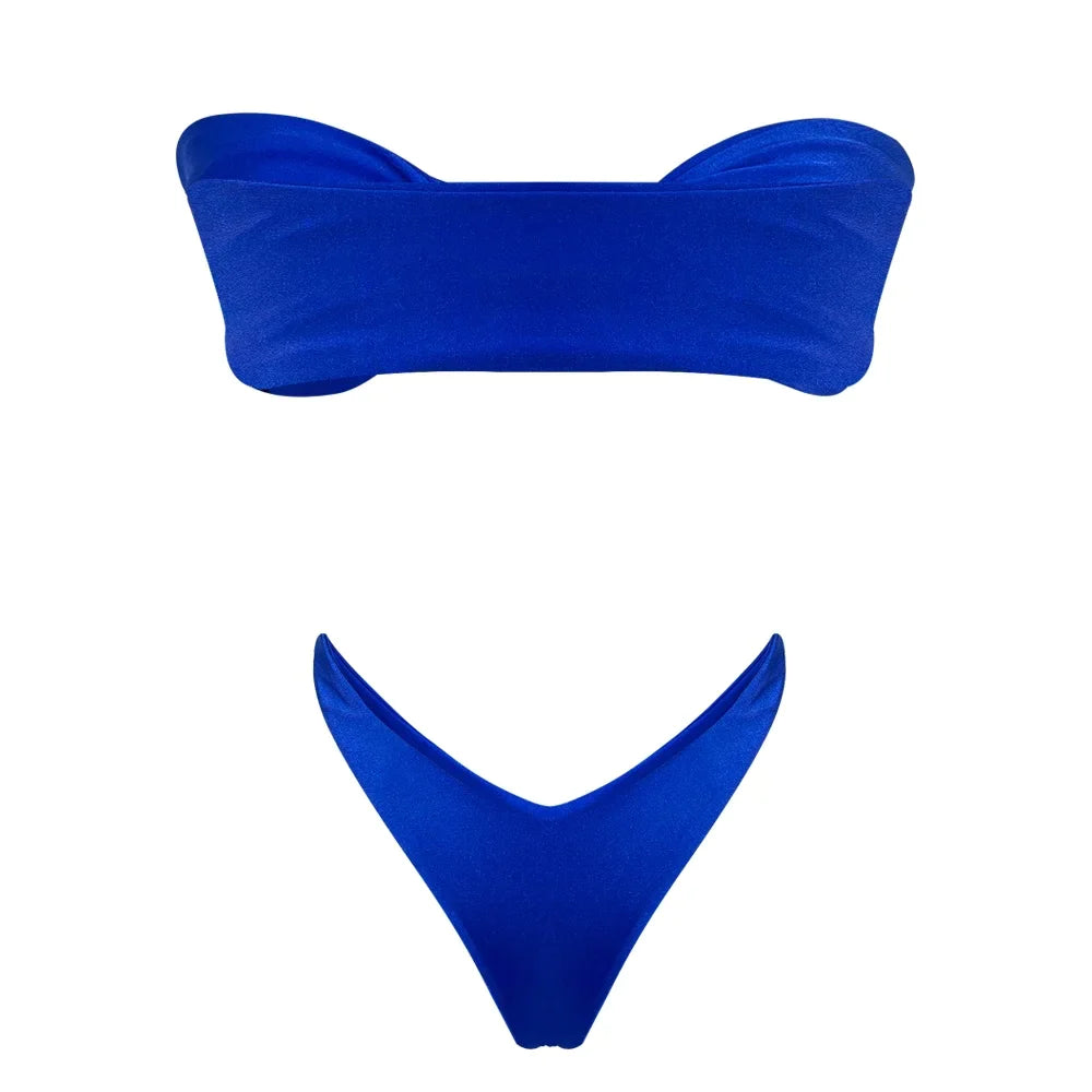 blue LilyYara sunbeam siren bikini set