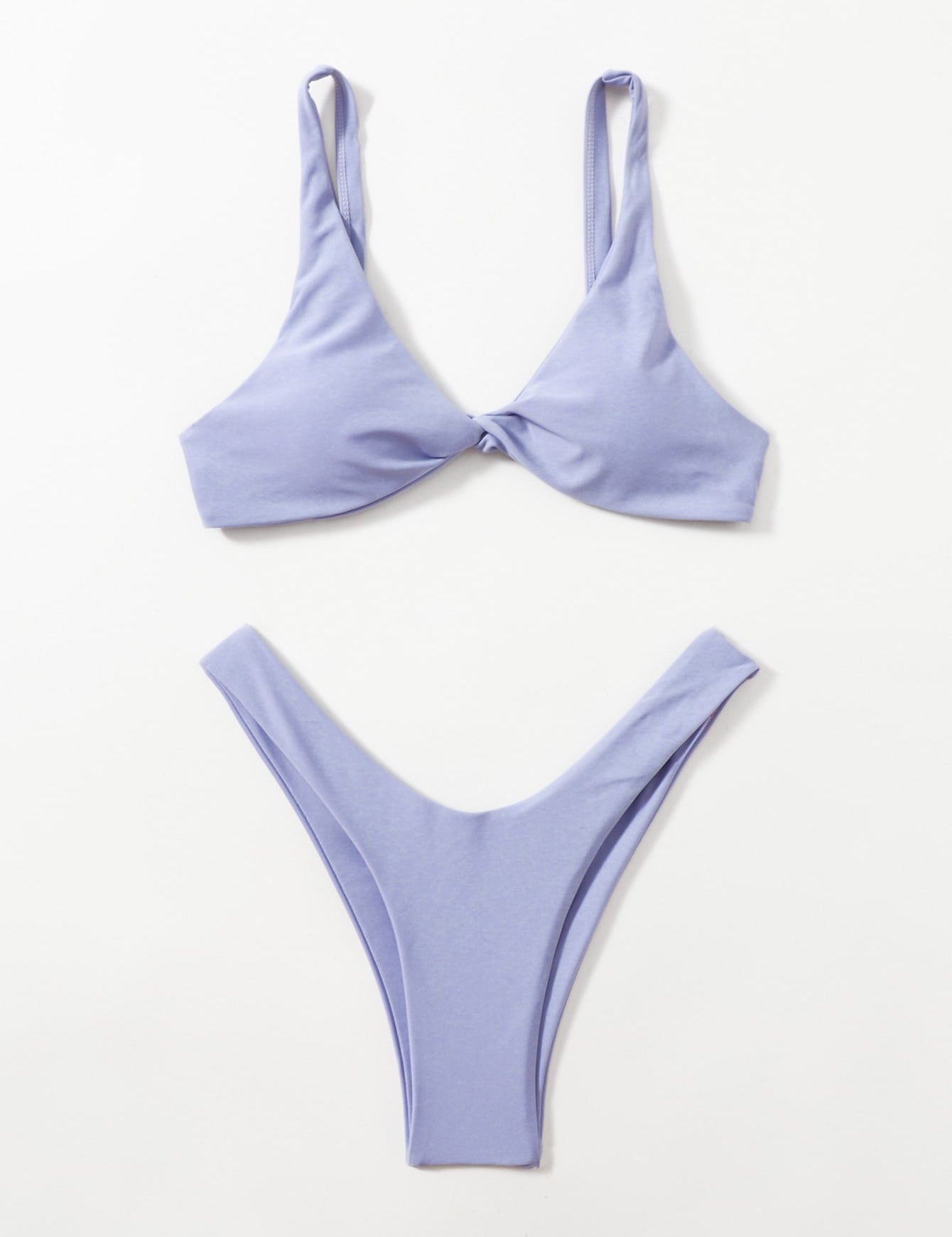 Oldsmar Solid Tie Bikini Set