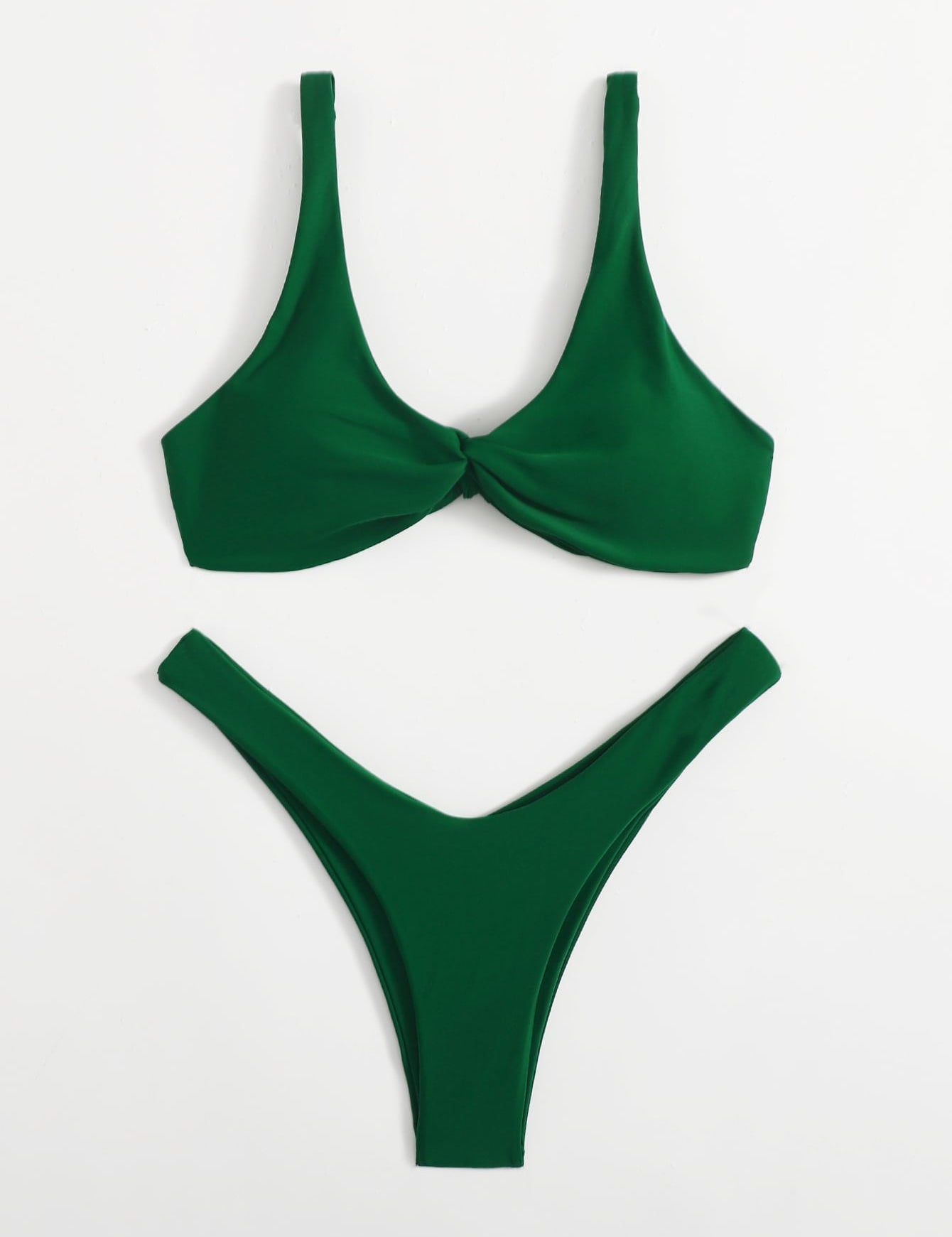 Oldsmar Solid Tie Bikini Set