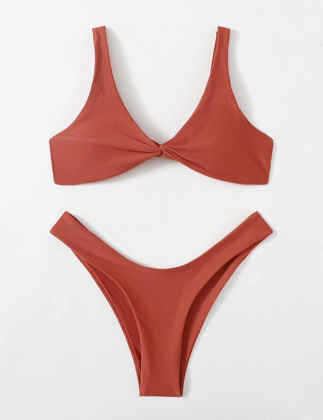 Oldsmar Solid Tie Bikini Set